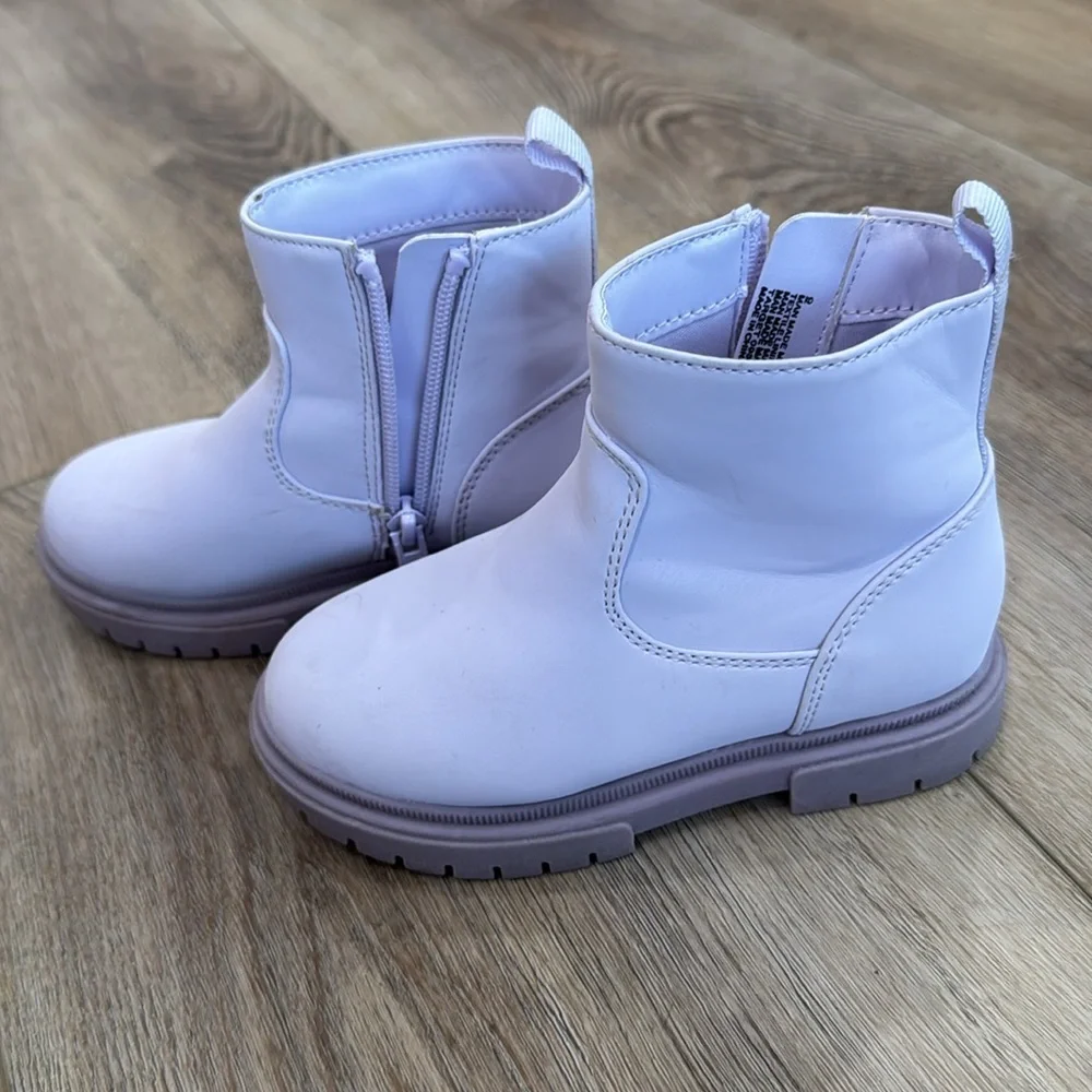 Cat & Jack Lavender Boots - Picture 3 of 5